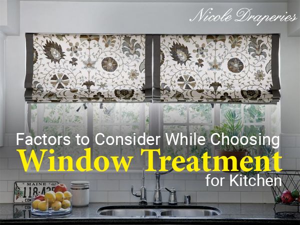 Factors to Consider While Choosing Window Treatment for Kitchen