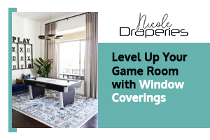 Level Up Game Room with Window Coverings In Markham